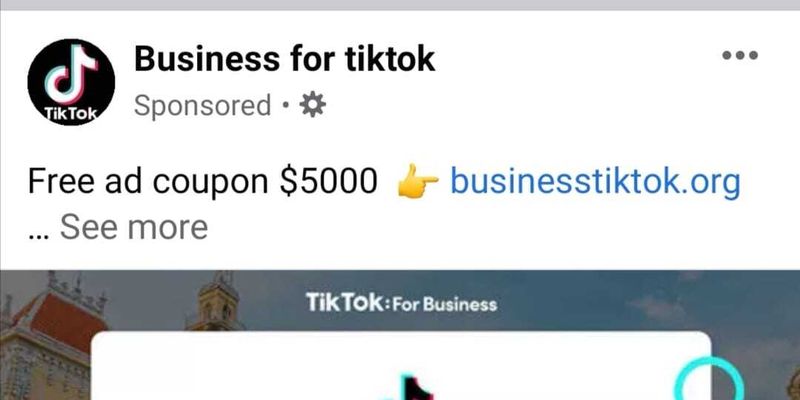 Реклама у Facebook запропонувала грошей на просування TikTok. Я перейшов і з мого акаунту зняли $2 тис
