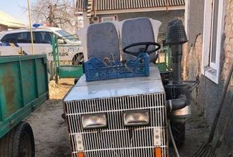 В Хмельницкой области мужчина переехал трактором насмерть 83-летнюю тещу