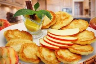 Рецепт бесподобных оладий с яблоками