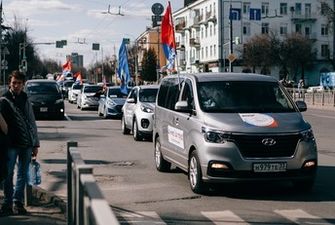 В Москве остановили автопробег "Z-патриотов": видео пробки