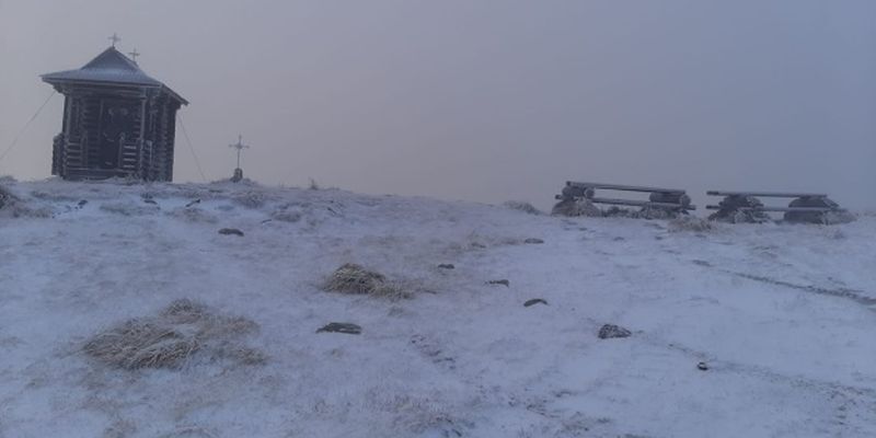 В Карпатах - снова снег и 5° мороза