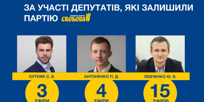 З партії "Свобода" вийшли два депутати Київради та екснардеп, політсилу намагаються розколоти, – експерт