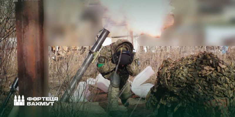 Бои за Бахмут: пограничники показали ликвидацию штурмового подразделения россиян