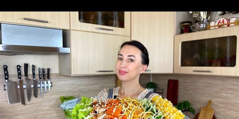 Праздничный салат с курицей и картошкой от Цветкова Наталья