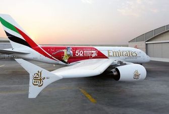 Фото української спортсменки прикрасило літак Fly Emirates