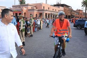 На велосипеде 73-летний украинец добрался до Африки