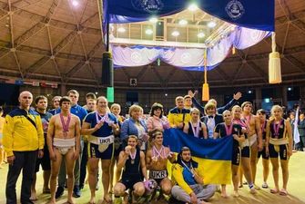 Україна стала першою в медальному заліку чемпіонату світу з сумо
