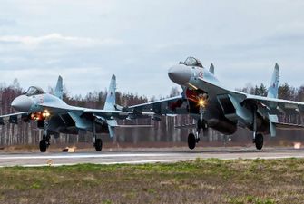 В Сети появилось ВИДЕО учебного боя Су-35С