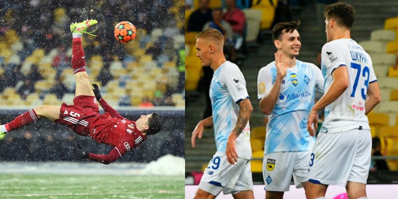 Динамо - Баварія: феєричний гол Левандовскі на засніженому полі увійде в історію