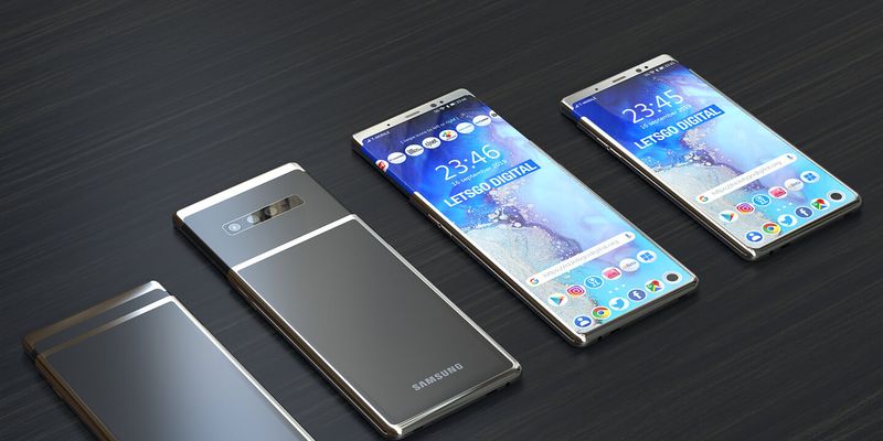 Samsung Galaxy S11 Plus с боковым дисплеем