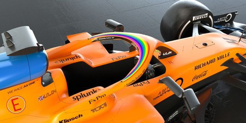 На болидах Формулы-1 появится символ радуги