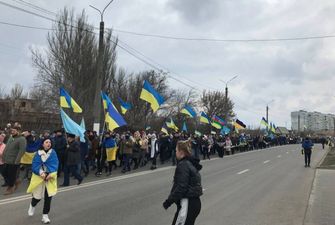 В Мелитополе вышли на митинг вопреки угрозе расстрела оккупантами