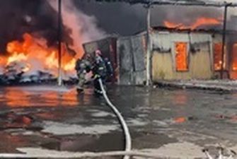 На юге Москвы произошел крупный пожар