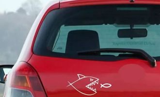 Изображение акулы на авто: что означает символ и зачем наклеивают