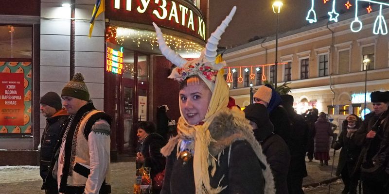 В центре Киева ярко отпраздновали Щедрый вечер: эксклюзивные фото