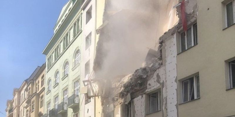 В Вене прогремел мощный взрыв, обрушивший часть дома: первые фото