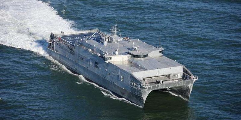 В Одессу прибыл скоростной десантный корабль США