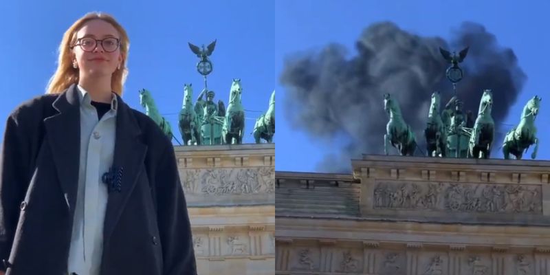 "Війна дісталася Берліна": у мережі з'явилося відео бомбардування Німеччини Росією