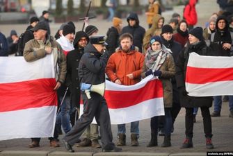В Минске - митинг против интеграции Беларуси с РФ