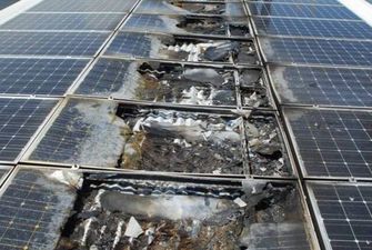 В Австрии загорелась крышная солнечная станция