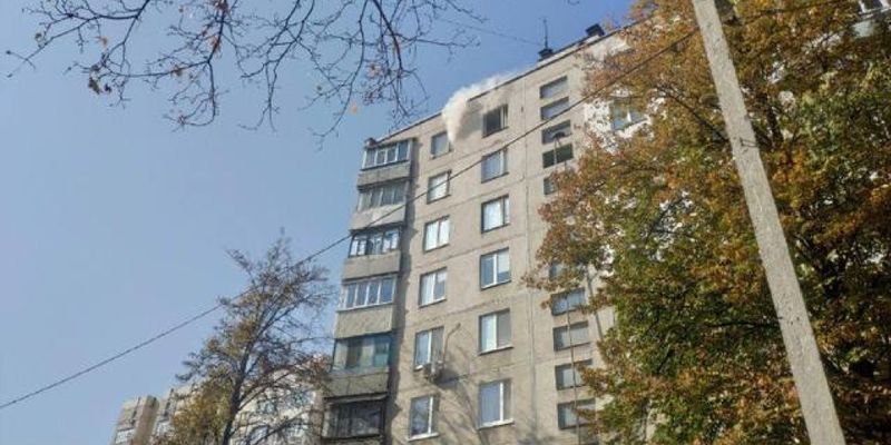 В Харькове горела многоэтажка: людей эвакуировали