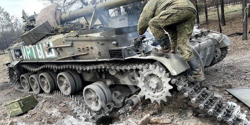 На Луганщине "Гиацинт" оккупантов наехал на их же мину: последствия показали на фото