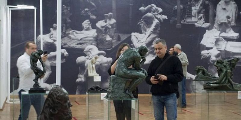 В Черкассах показали скульптуры Родена из частной коллекции