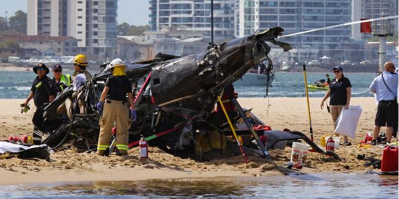 В Австралии возле парка развлечений столкнулись вертолеты: много погибших