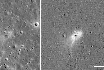NASA опубликовало фото "могилы" космического корабля на Луне