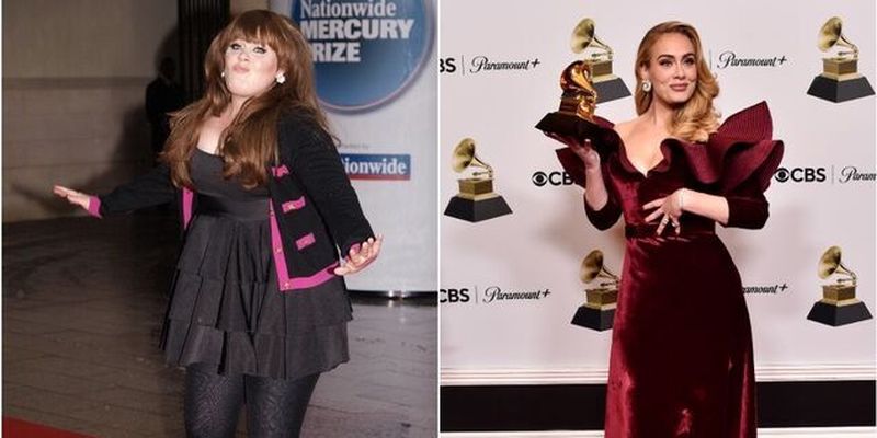 Схудла на 45 кг і отримала 16 премій "Греммі": як змінилася співачка Адель, яка ще зовсім недавно не вірила в себе. Вражаючі фото