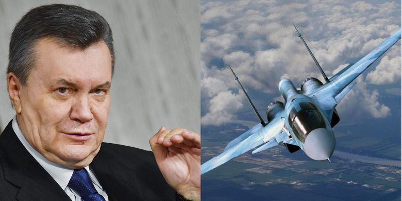 Самолет Виктора Януковича вылетел из Беларуси