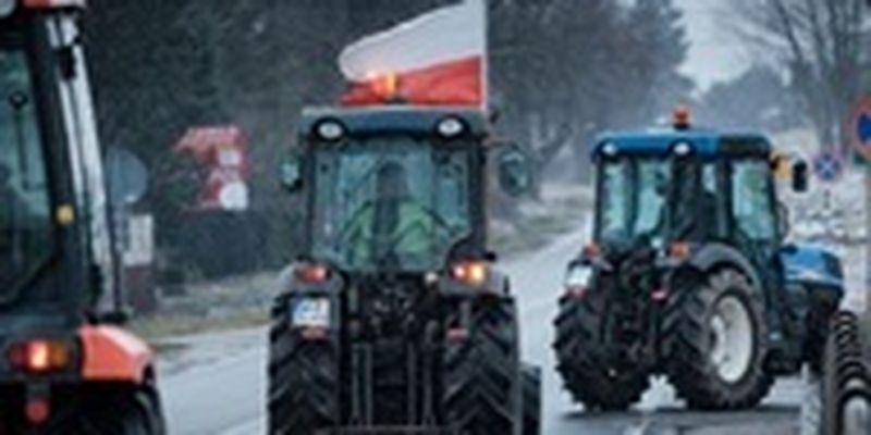 Польские фермеры заблокировали шестой пункт пропуска на границе