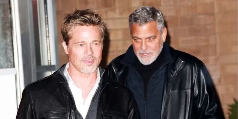 Схуд і помолодшав. Бред Пітт засвітився з Джорджем Клуні у Нью-Йорку