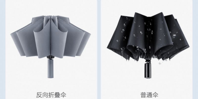 Xiaomi представила парасольку зворотного складання