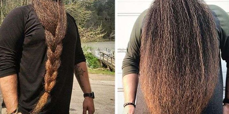 Сотрудник супермаркета отрастил метровую бороду и стал популярным на весь мир
