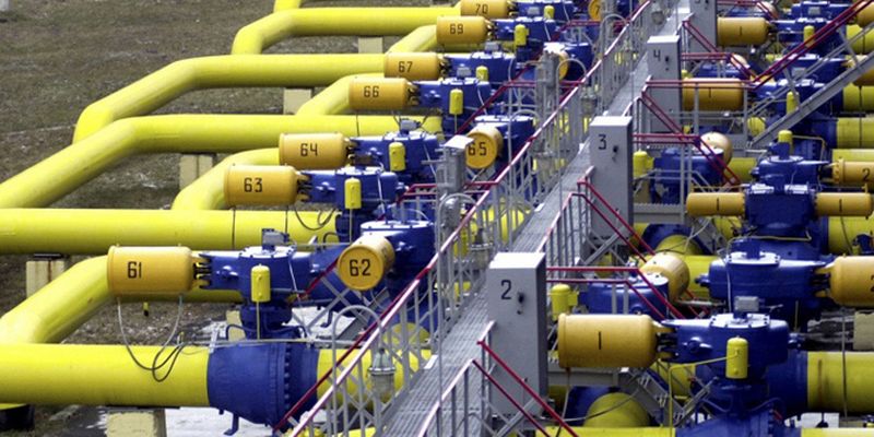Газовые хранилища Украины заполнены наполовину