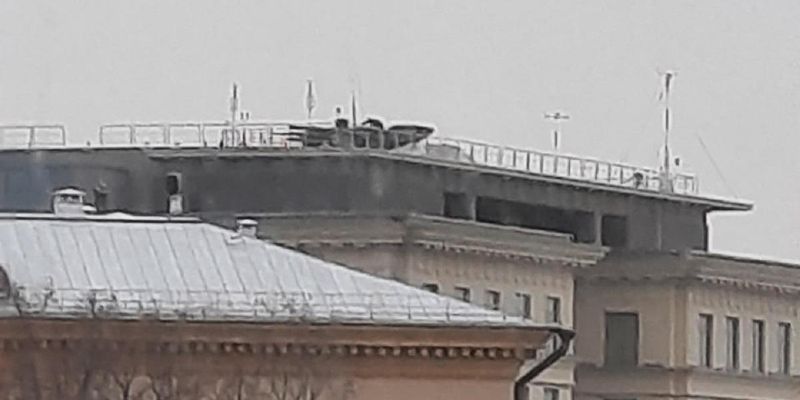 Вокруг Кремля на крышах зданий разместили уже три ЗРК "Панцирь-С1"