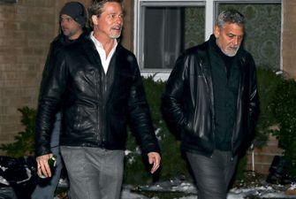 Звездный дуэт снова вместе: Брэда Питта подловили на съемках нового фильма с Джорджем Клуни