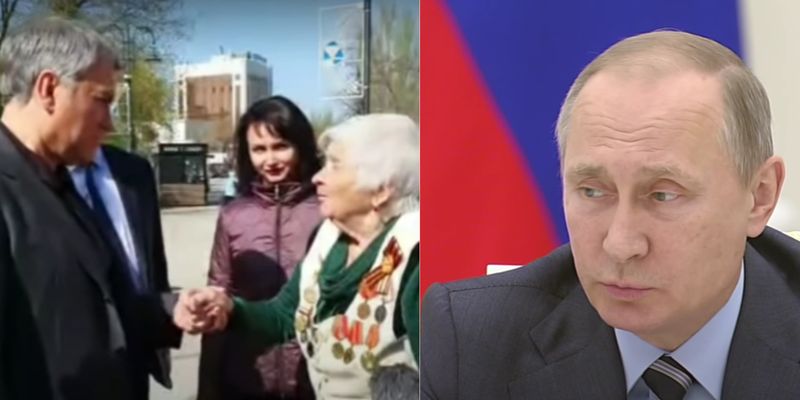 Пенсіонерка в очі Володіну висловила все, що думає про російську владу: "Повага бабусі"
