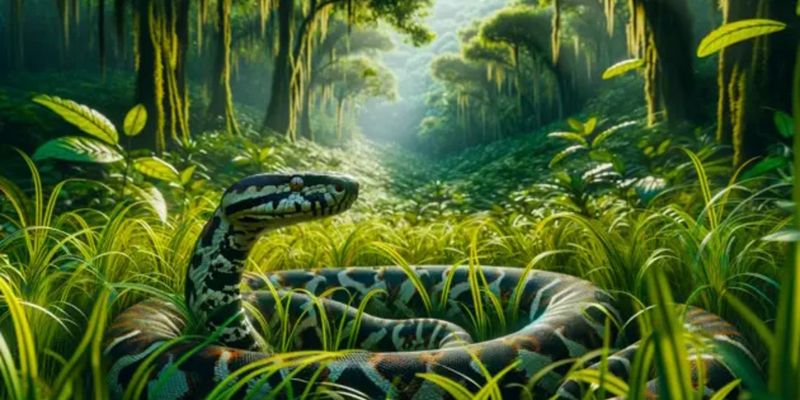 Ученые обнаружили в Индии останки змеи размером больше, чем тираннозавр Т-Rex. Фото