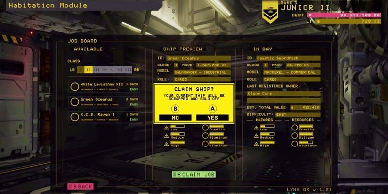 Канадские игроделы из Blackbird Interactive анонсировали Hardspace: Shipbreaker — симулятор космического мусорщика