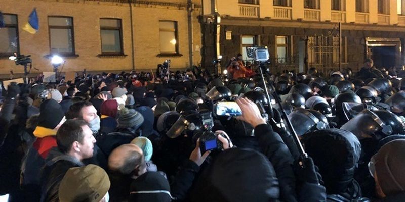 Полиция отпустила всех задержанных на акции за Стерненко в Киеве