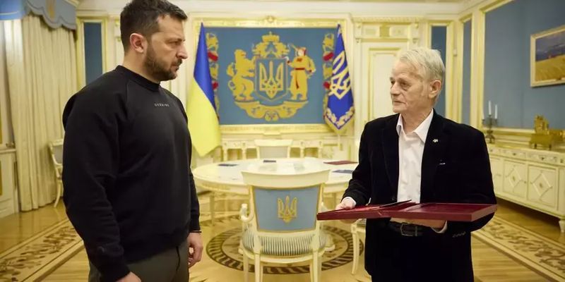 Владимир Зеленский поздравил Мустафу Джемилева с 80-летием и присвоил ему звание Героя Украины