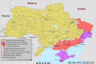 Россия продвинулась на Донбассе, а ВСУ - на юге: свежие карты боевых действий