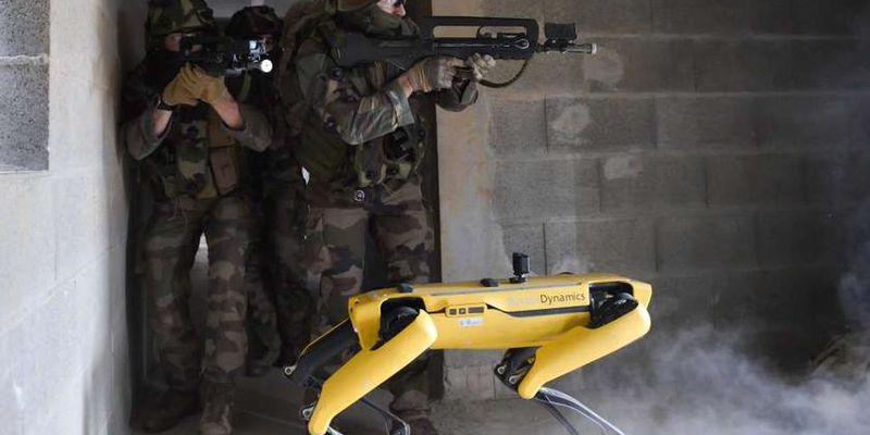 Французская армия тестирует робособаку Boston Dynamics на поле боя