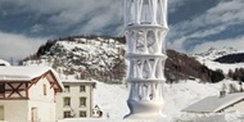 В Швейцарии возводят самую высокую в мире башню, напечатанную на 3D-принтере
