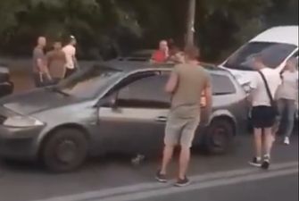 У Києві п'яний водій в'їхав у дерево, тікаючи з місця затримання