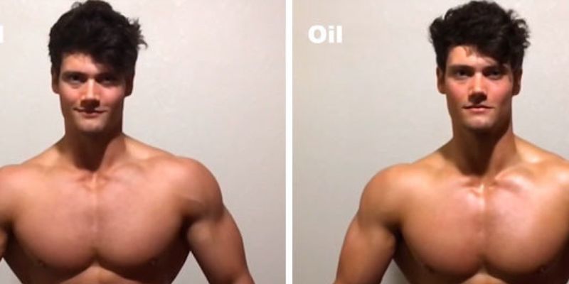 Наклони торс вперед и намажься маслом: как мужчина может выглядеть мускулистыми на фотографиях