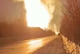 Столб огня: в РФ произошел взрыв на газопроводе