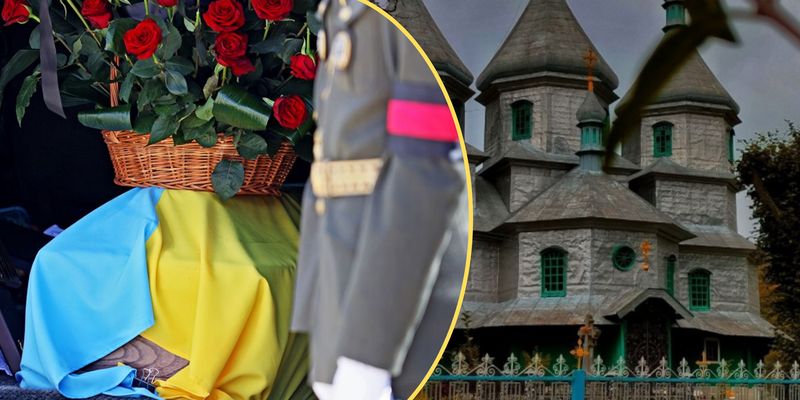 "В свой дом чужих не пускаем": священник УПЦ МЦ не дал занести в храм гроб с телом украинского защитника